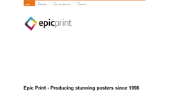 Desktop Screenshot of epicprint.com.au